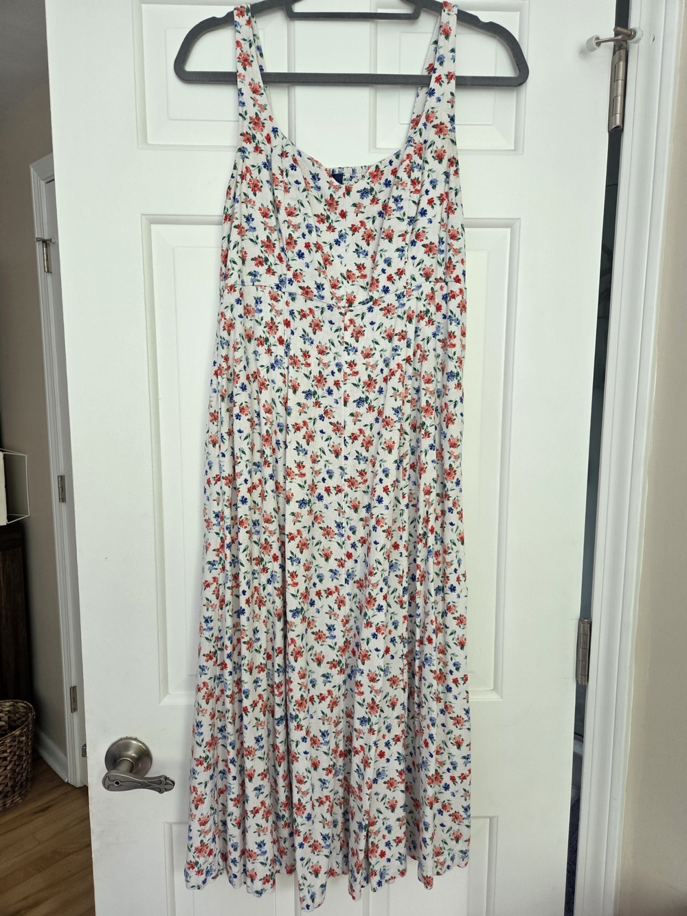 Old Navy EUC Floral Midi Linen Style Dress, Small